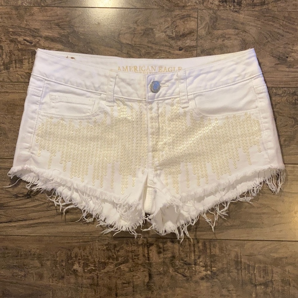 American Eagle cutoff shorts, size 2